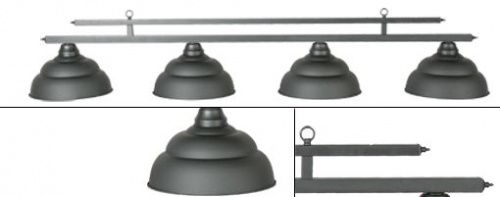 Лампа на четыре плафона D38 (черная)