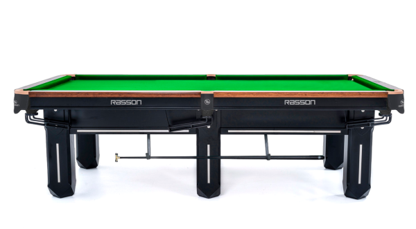 Стол / китайский пул "Rasson Sword II" 9 ф (черный, плита 45 мм в комплекте c аксессуарами + сукно)
