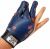Перчатка бильярдная для правой руки синяя с рисунком, коллекция Renzo Longoni, серия Renzline